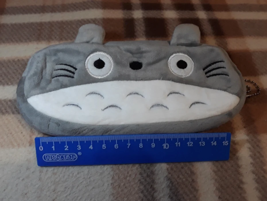 Popular 20CM Approx. TOTORO Plush Toy BAG , Plush Cover Coin BAG Purse Design Keychain Plush Toy (7)