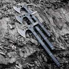 FBIQQ American Hawk Axe Tactical Tomahawk Outdoor Hunting Camping Axe Hands Tool Fire Axe Mountain-cutting