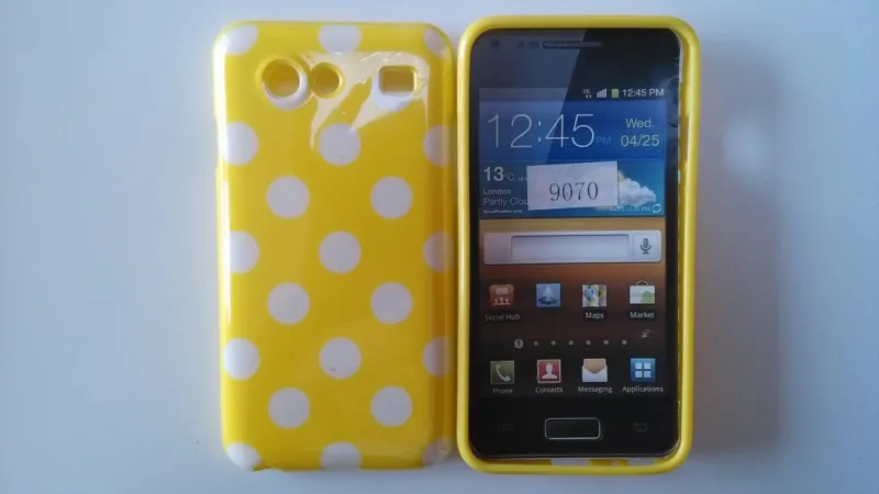 Samsung Galaxy S Advacne i9070 Polka Dots Case (4)
