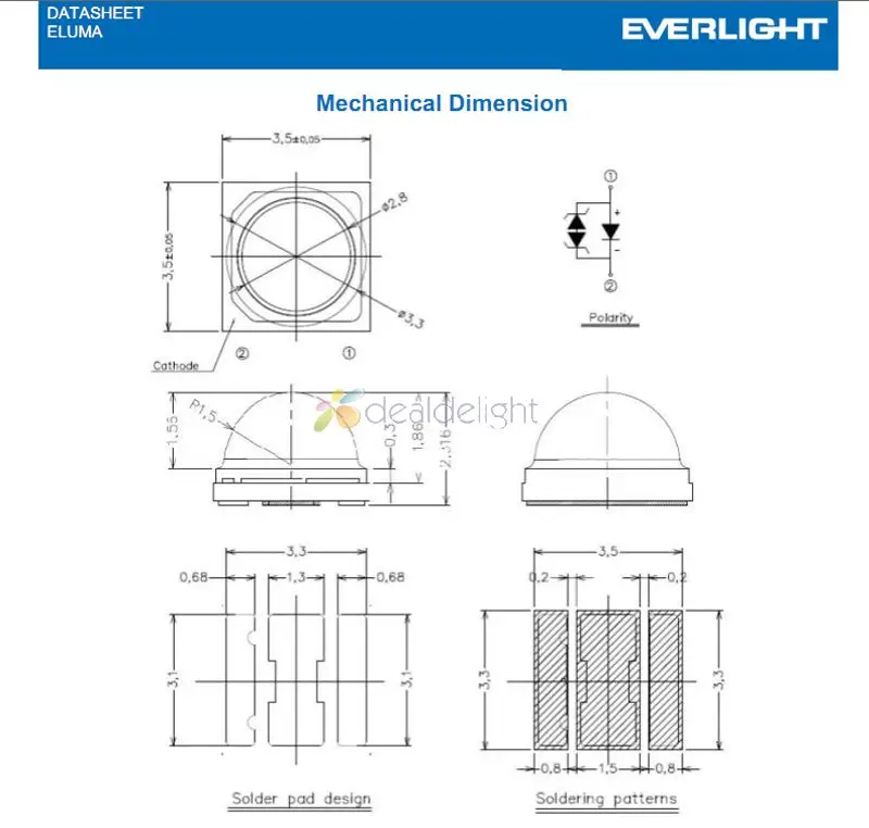 Специальное предложение 10 шт. чип Everlight 3 Вт 3535 УФ ультрафиолетового фиолетового цвета высокой мощности Светодиодный светильник излучатель 380nm 395nm 420nm