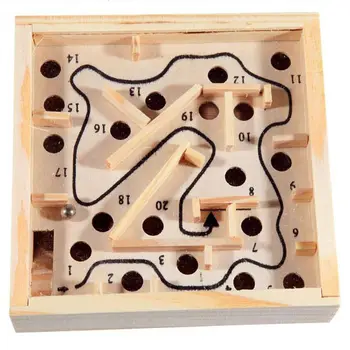 

Hot Selling Wooden Labyrinth Board Ball Puzzle Game Children Educational Kids Child For Chrismas Gift High Quality for Kids