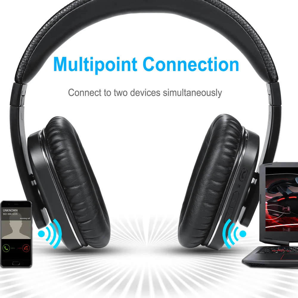 August EP750 aptX Active Noise Cancelling Wireless