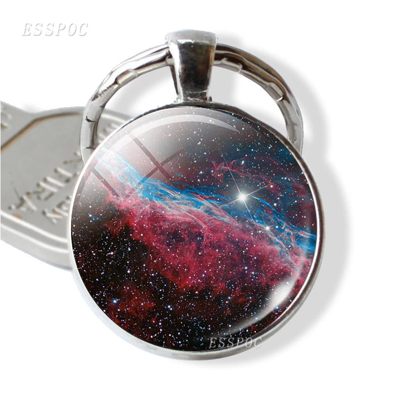 Вселенная Галактика Туманность брелок модный милый брелок крутая планета круглый кулон брелок дружба подарок Астрономия подарки XG