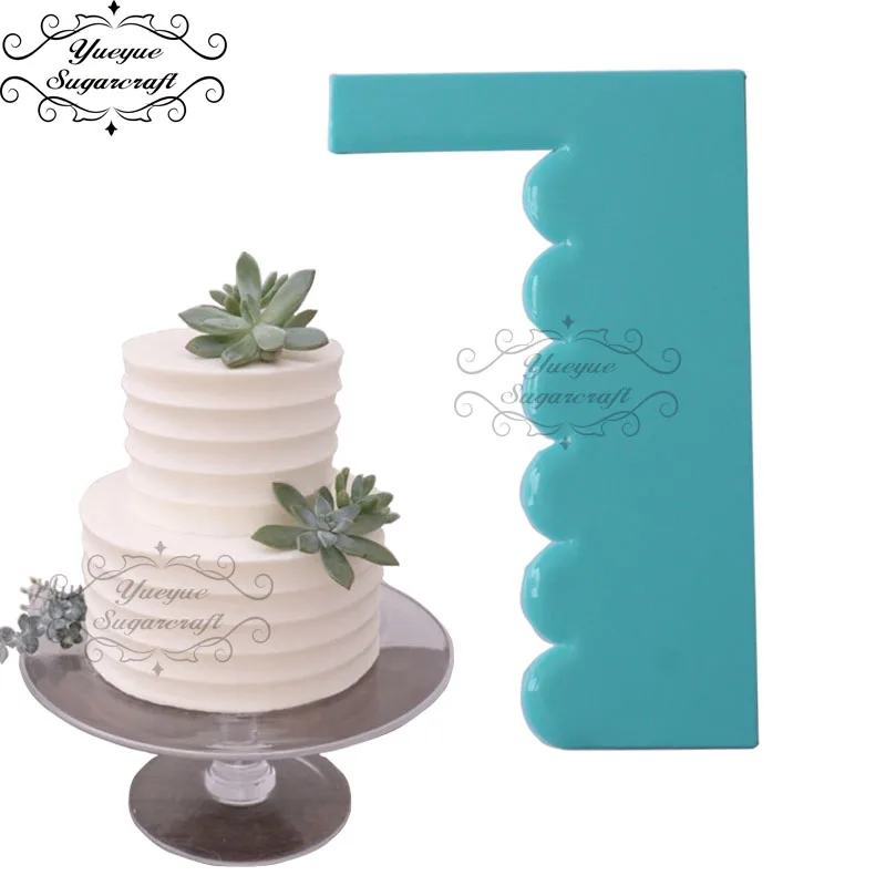 Yueyue Sugarcraft скребок для торта инструменты украшения пластиковые торта|Формы