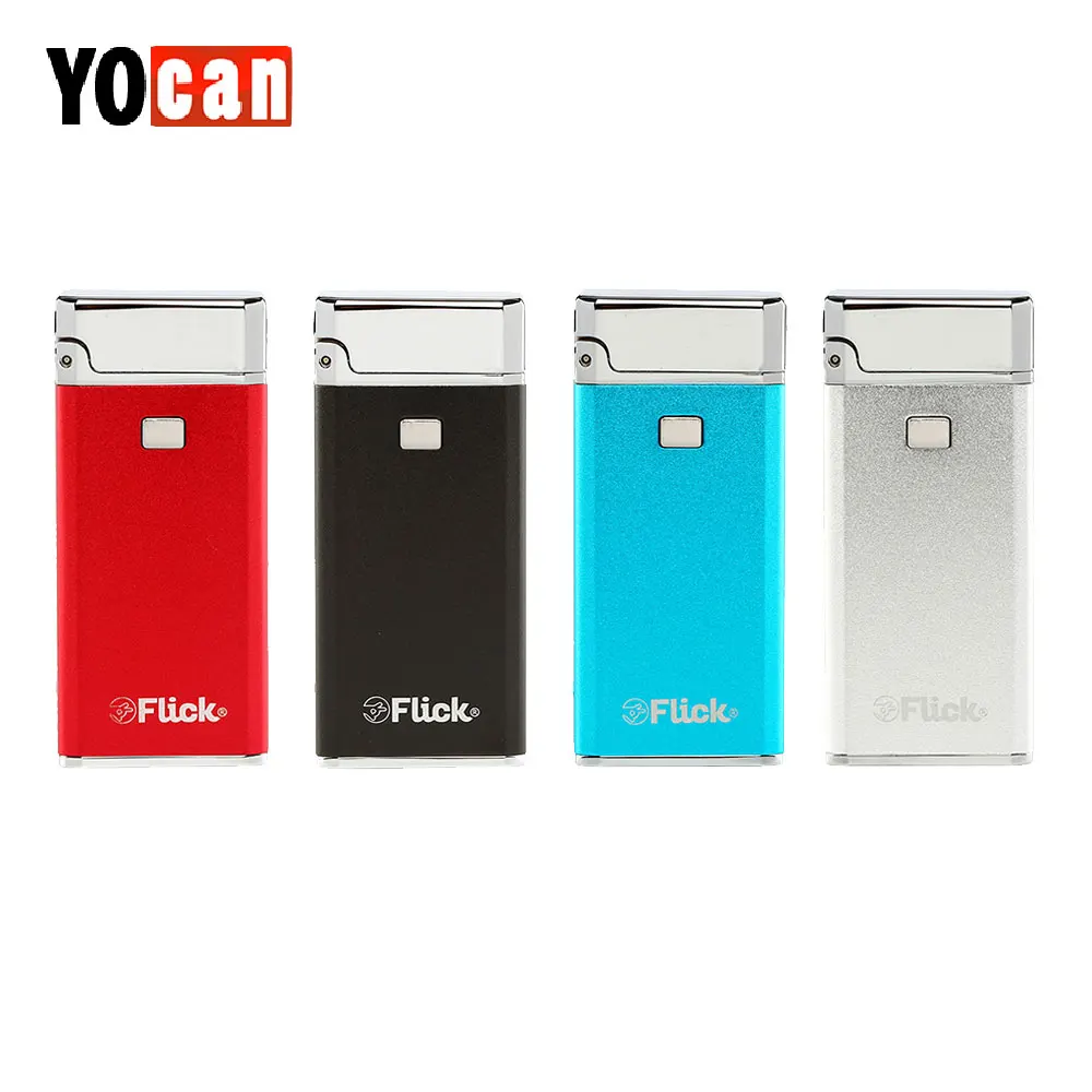 

Original Yocan Flick Kit 2 In 1 Kit Thick Oil Wax Atomizer Vaporizer Built In 650mah Battery for Concentrate Magnetic Connection
