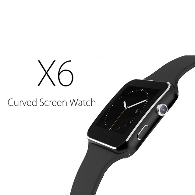 

X6 Bluetooth Smart Watch Bracelet Men Women Sports Fitness Tracker SIM Intelligente Smart Band Wristband Android IOS