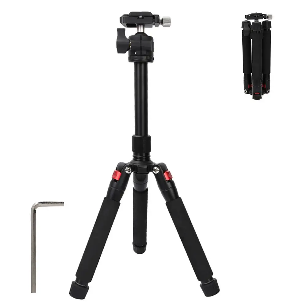 K521S Мини Портативный Настольный Выдвижной Штатив для DSLR беззеркальных камер для камеры съемки Аллен гаечный ключ