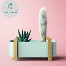 Луи моды Полки для растений Nordic минимализм декоративные личность Цвет моделирование мясистые железа чипов вазоны