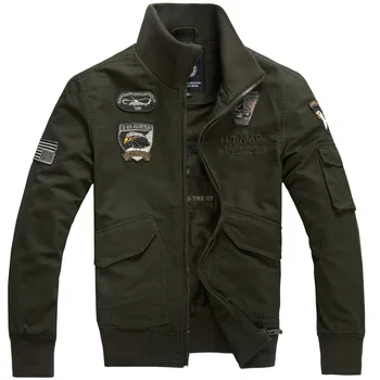 

MA1 Men Military Style Tactical Jackets For Men Pilot Coat US Army 101 Air Force Bomber Jacket Coat