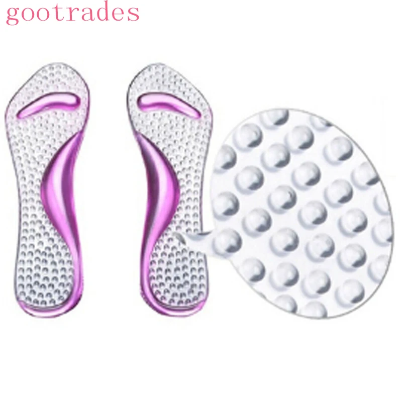 Gel Pads Arch&Metatarsal Support Massage Insoles For High Heels Sandal