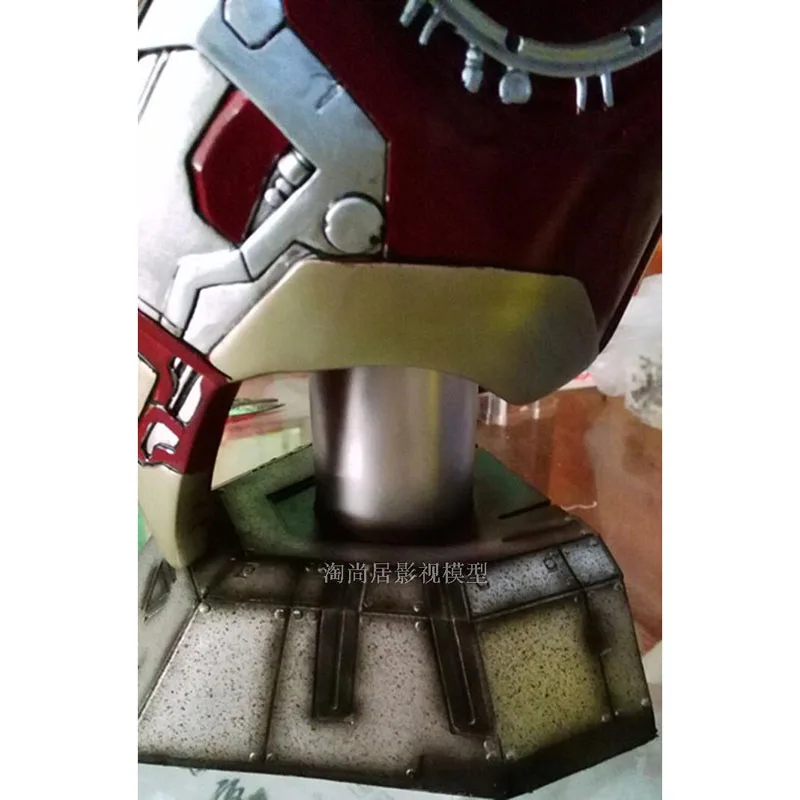 Сосо прохладно! 1:2 весы iron man MK42 Tony Strak! Железный человек модель 41 см смолы бюст со светодиодной глаз и груди ядро энергии