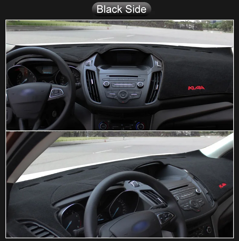 Приборной панели автомобиля Избегайте светильник Pad инструмент крышка платформы стол коврики ковры LHD для Ford Kuga Escape 2013