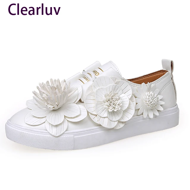 

Spring and summer PU shoes ladies lace style lightweight breathable fashion sports shoes women's flat vulcanized shoes C0562