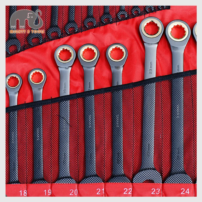 X steel 25 шт. CR V Ratcheting Ratchet комбинированное кольцо открытый гаечный ключ набор (6 32