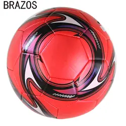 Профессиональный кожаный футбольный мяч Размер 5 Официальный футбольный мяч для соревнований на открытом воздухе футебол