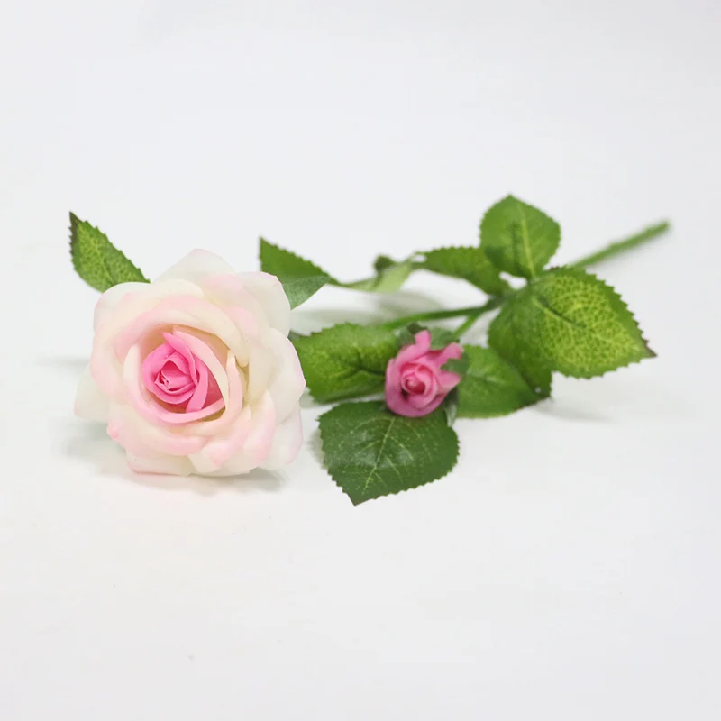 Искусственный Голубь из латекса, розы, цветы для свадьбы, настоящие на ощупь, розы, украшения для дома, товары для свадебной вечеринки - Цвет: H