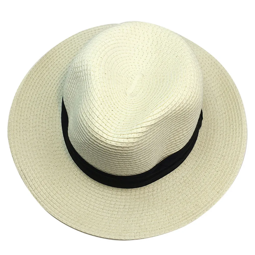 2019 Woman sunscreen princess large flowerpot beach hat summer wide-brimmed straw curling beach hat summer beach hat girl 40J5 (4)