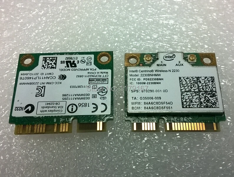 Intel Wireless N 2230BNHMW WIFI BT4.0 Combo Card PCI-E 670290-001 For HP Laptop
