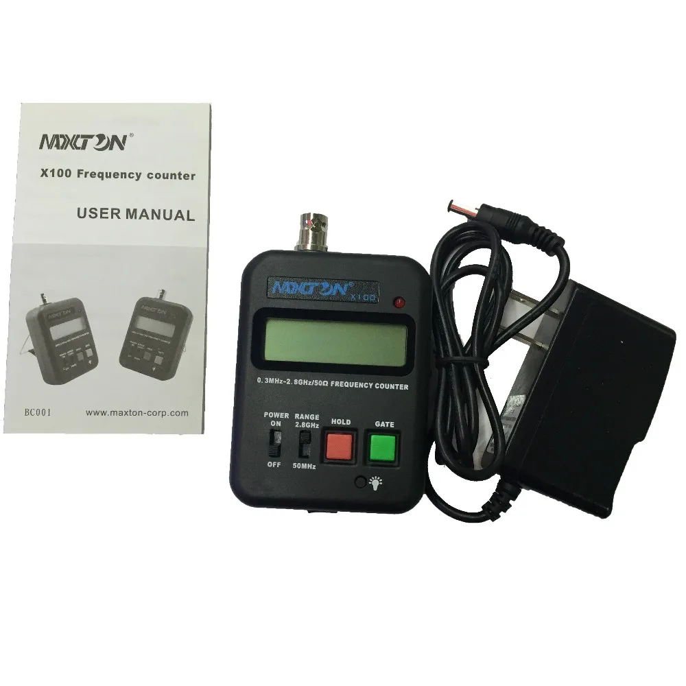 MAXTON X100 портативная рация счетчик частоты 0 3 MHz 2 8 GHz для двухстороннего радио
