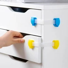 5 шт./лот, пластиковый замок для детей, защита для детей, детская безопасность, замок для окон, дверной замок, замок для холодильника для детей