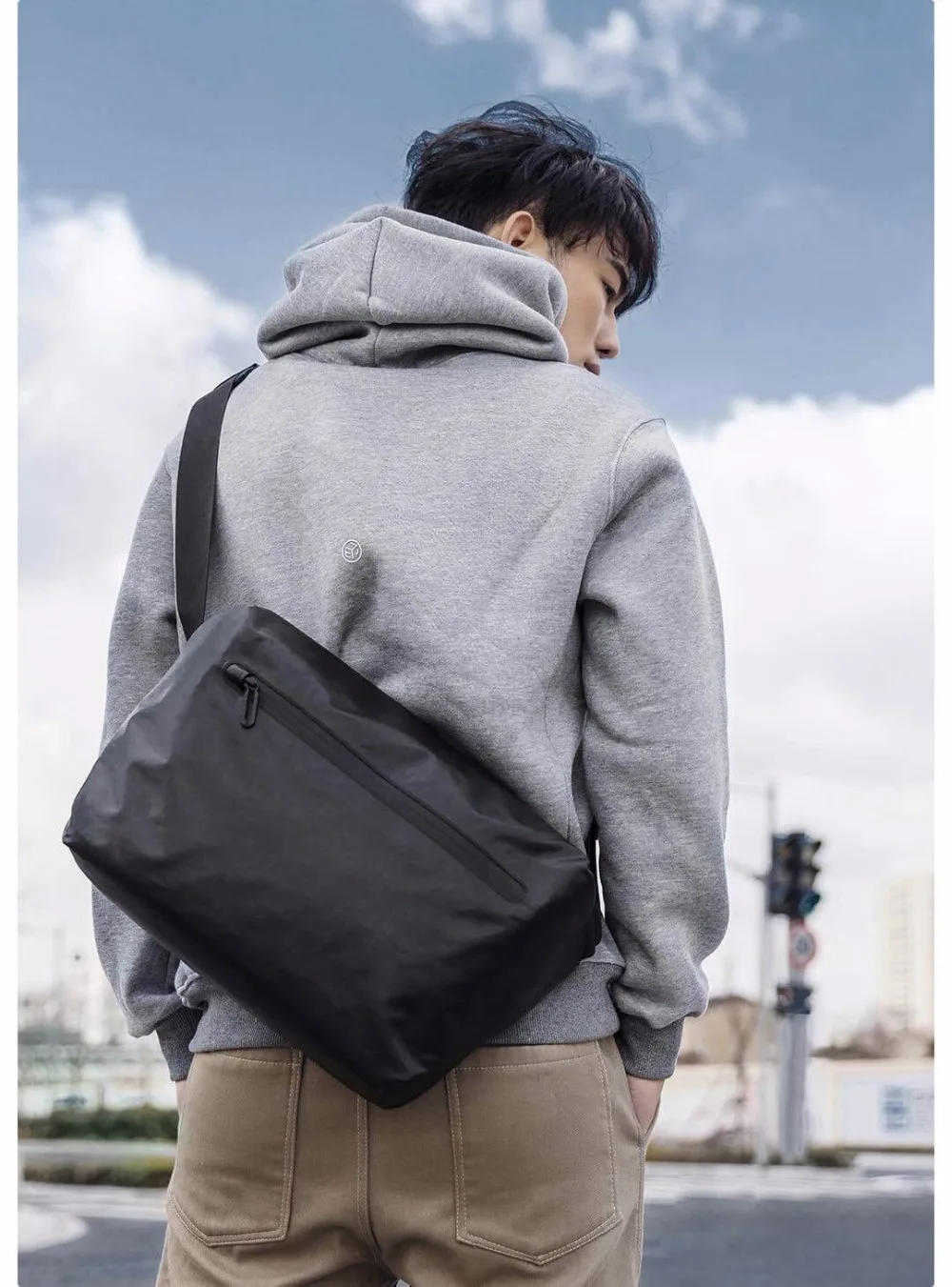 Xiaomi 90 точечная почтальонская сумка большой емкости Водонепроницаемые карманные рюкзаки сигнальная рампа сумка на плечо