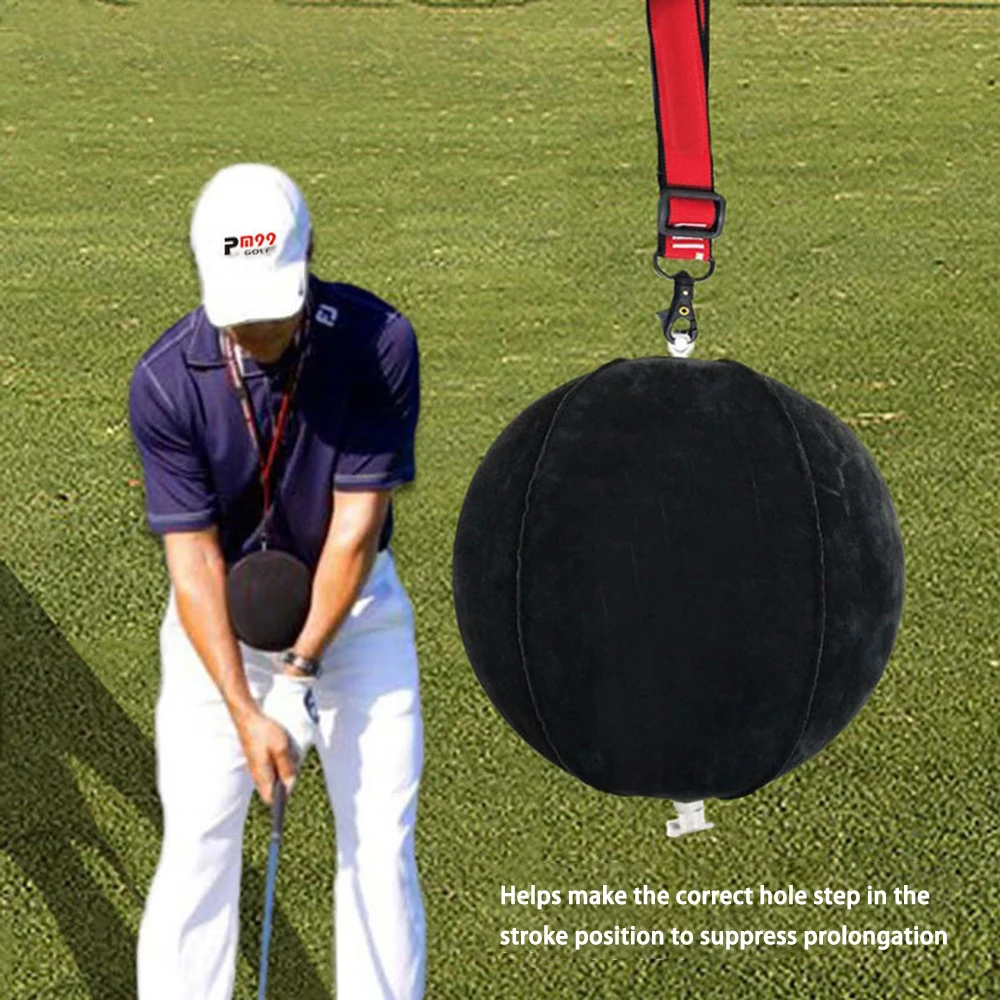 Гольф взмах помочь гольф надувной мяч учебные пособия для гольфа качели мастерство правильный качели осанки найти нужный удара точка