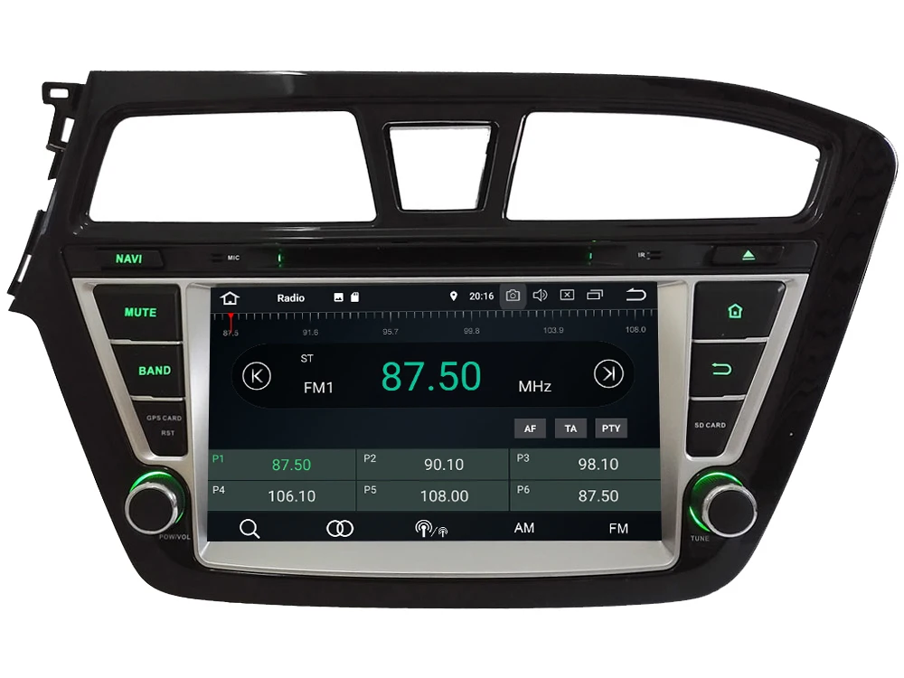 Best KLYDE 8" Octa Core 4G WIFI Android 8.0 7.1 4GB RAM 32GB ROM BT Car DVD Player Radio GPS Navigation For Hyundai I20 2014-2017 LHD 2