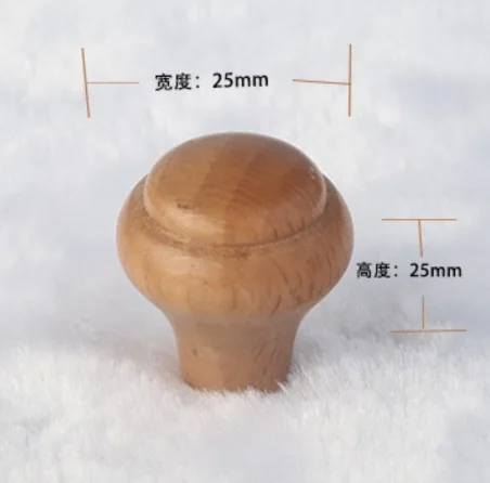 

10pcs/lot 25x25cm Mini-Japanese Log-colored Solid Wood Handle Drawing Handles Furniture accessories
