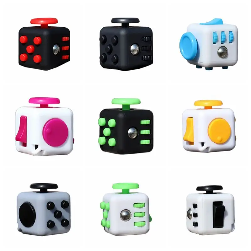 9 Colors Baby Original Fidget Cube Desk Toys Fidget Cube Anti Irritability Toy Magic Cobe Funny Kids Gift 9 Colors Baby Original Fidget Cube Desk Toys Fidget Cube Anti Irritability Toy Magic Cobe Funny Kids Gift
