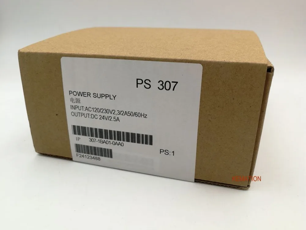 

Compatible PS307 6ES7307-1BA01-0AA0 Power Supply 6ES7 307-1BA01-0AA0 6ES73071BA010AA0 AC120/230V Input DC24V/2.5A Output New