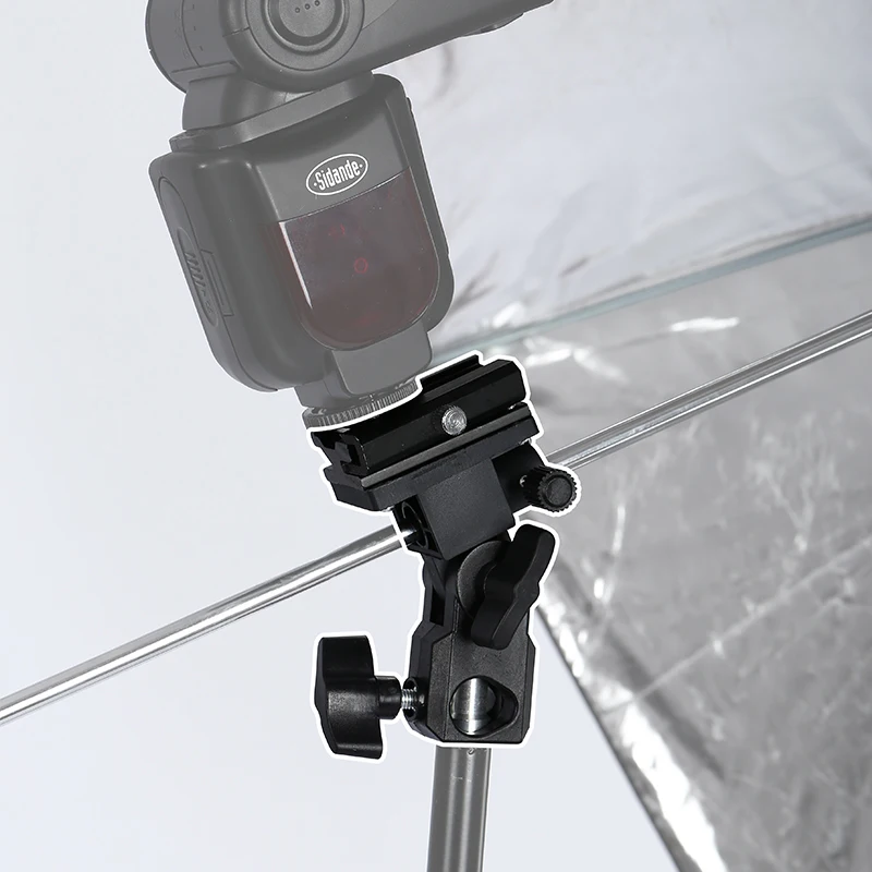 

Flash lamp holder type B flash bracket Can be fixed reflective umbrella fixtures for flash soft box