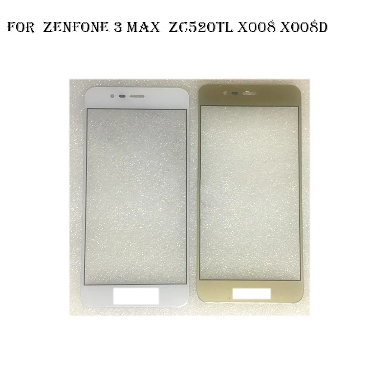 Переднее внешнее стекло для Asus Zenfone3 MAX ZC520TL X008 X008D ремонт линз сенсорный экран без