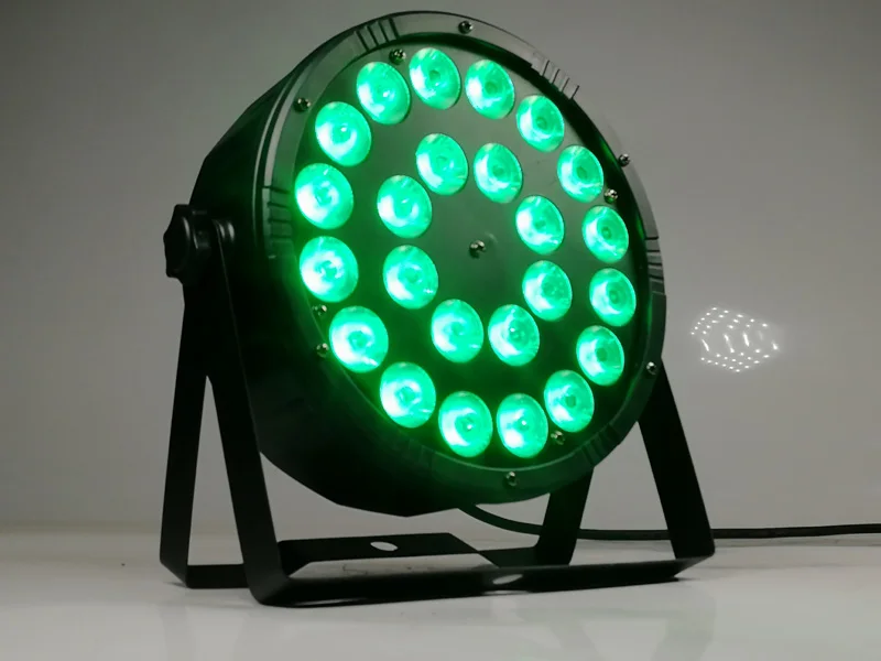 20 шт./лот 24x12 Вт rgbw 4в1 led par огни 12 Вт led плоский par свет dmx512 Профессиональный сценические цветные лампы