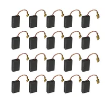 15 мм x 10 мм x 5 мм Углеродные щетки двигателя Замена электроинструмента-Упаковка из 20