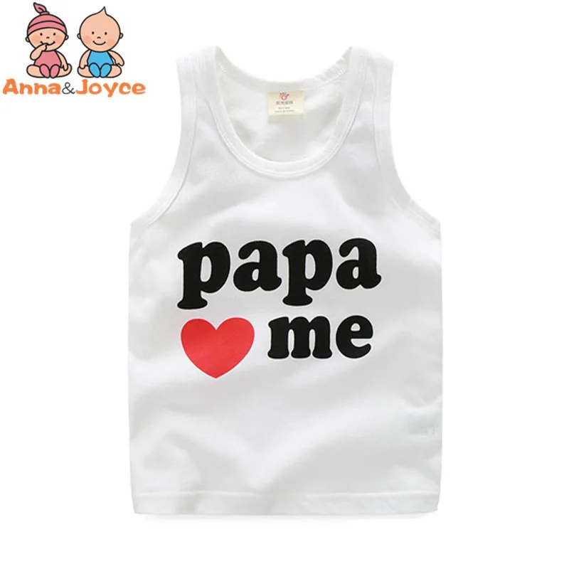 Модная одежда! Одежда из хлопка онлайн 4 размера, футболка с надписью «I Love Papa Mama» Для малышей 3 шт./партия, летние топы для малышей TST0009