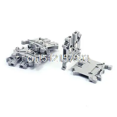 

5 Pcs TUK 3N 800V 32A 2.5/4mm2 DIN Rail Mounting Terminal Connector Blocks Gray