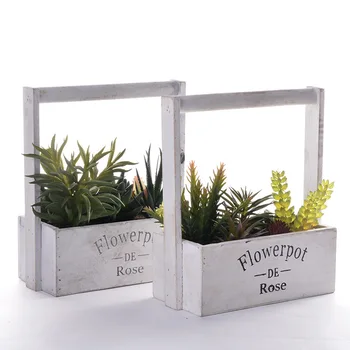 

Tub simulation plant potted balcony decoration simulation succulent bonsai desktop decoration decoration 3
