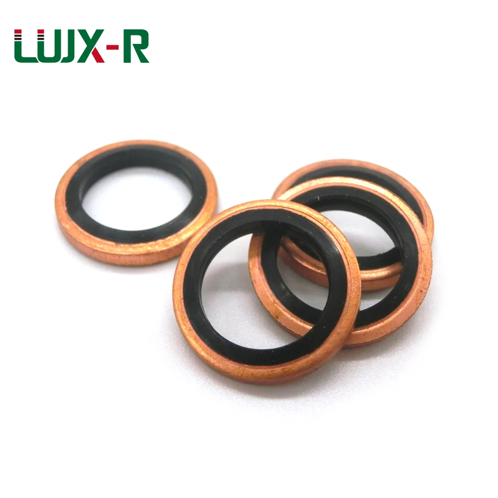 10 x M10 10mm METRIC Bonded Dowty Seal Self Centering Hydraulic Oil Seal Washer