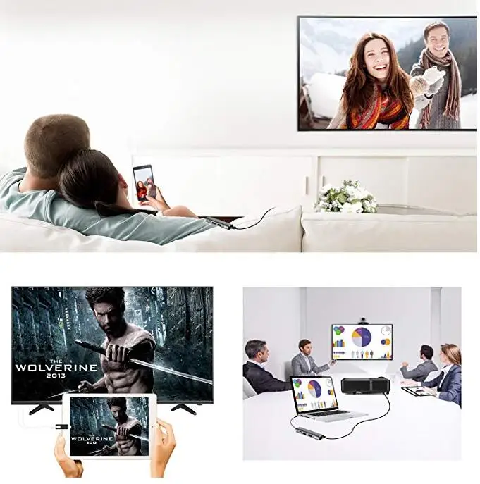  USB tipo C a HDMI adaptador para Samsung Dex Station MHL Galaxy S8 S9 S10/Note10/9 Tab S4 S5e S6 ti
