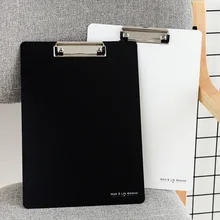 1 шт. креативные Канцтовары Черный и белый простой A4 доска объявлений зажимы