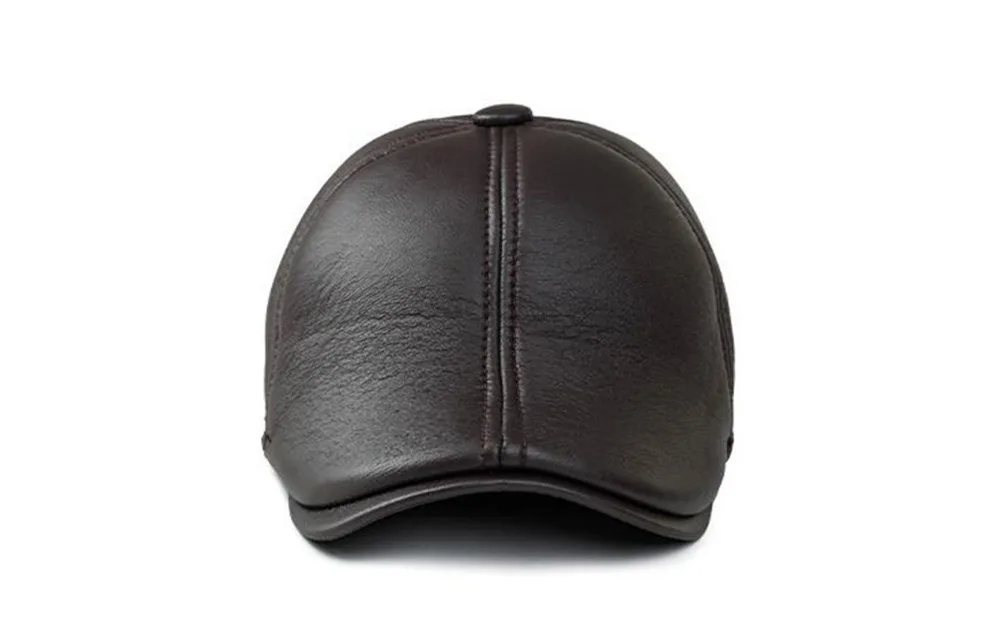 3 предмета в комплекте распродажа кепка газетчика с шапки-ушанки классический кожаный Casquette Gavroche Cuir драйвер Кепки Для мужчин Шапки Бейсбол шляпа P01