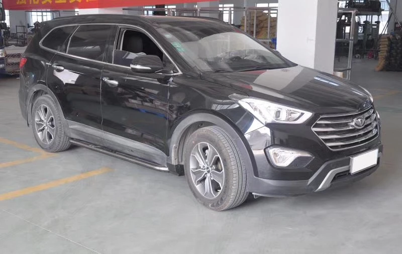 

Brand new Aluminum Fit Hyundai Grand Santa Fe 2013 2014 2015 2016 2017 2018 running board side step nerf bar