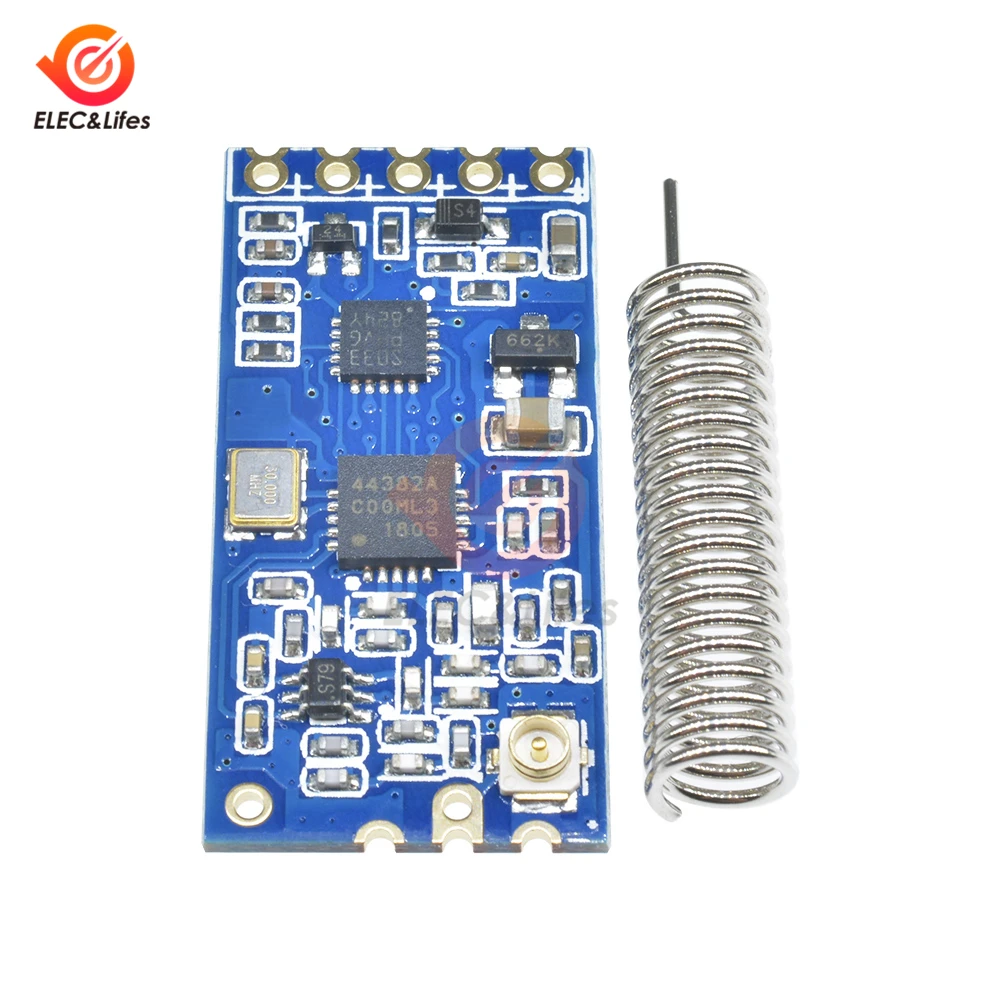 433 МГц HC-12 SI4463 Беспроводной удаленный модуль последовательного порта 1000 м для Робот ардуино заменить Bluetooth HC12