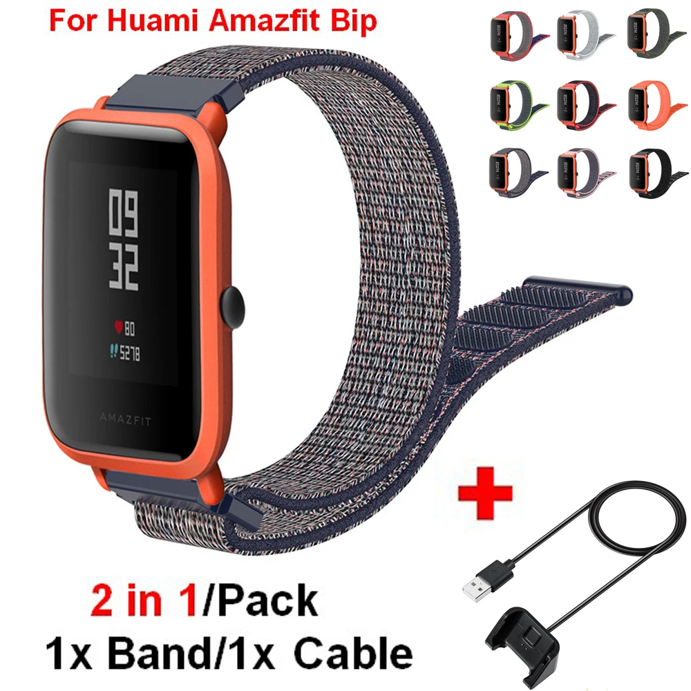 2в1 usb-кабель для зарядки для Xiaomi Huami Amazfit Bip Youth Smart Watch Band заменяет ремешок для Xiaomi Huami Amazfit Bip