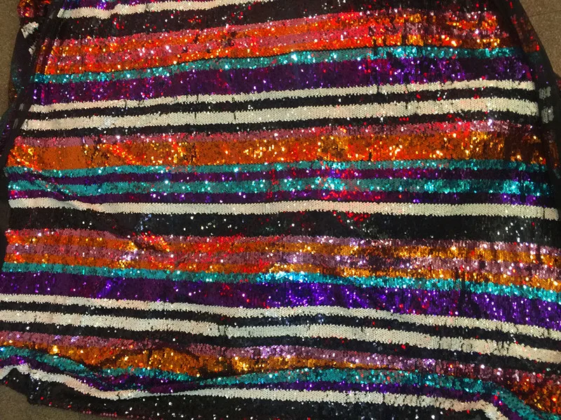 

fashion 125-130cm multi-color sequin fabric, SX190310c