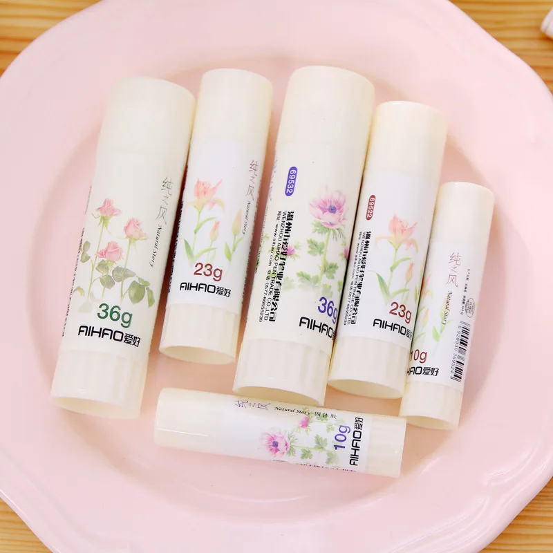 23G Cute Plastic Glue Stick Mini Fresh Recycle Strong Adhesion High