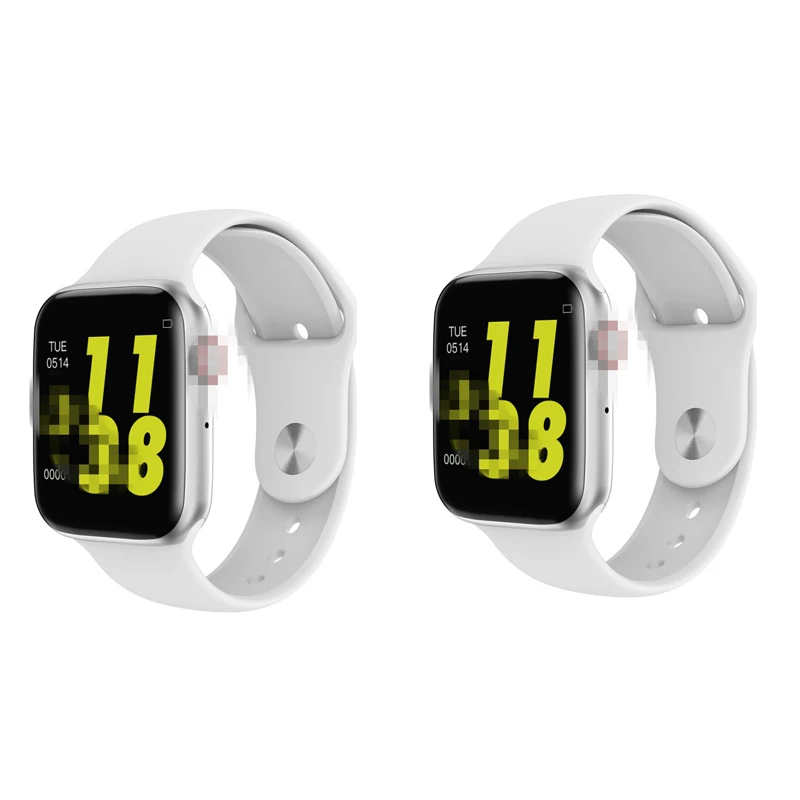 Смарт часы PK IWO 8 44 мм чехол браслет серия 4 монитор сердечного ритма Bluetooth подключение Smartwatch для Iwatch 4 iPhone X Android - Цвет: 2Pcs White