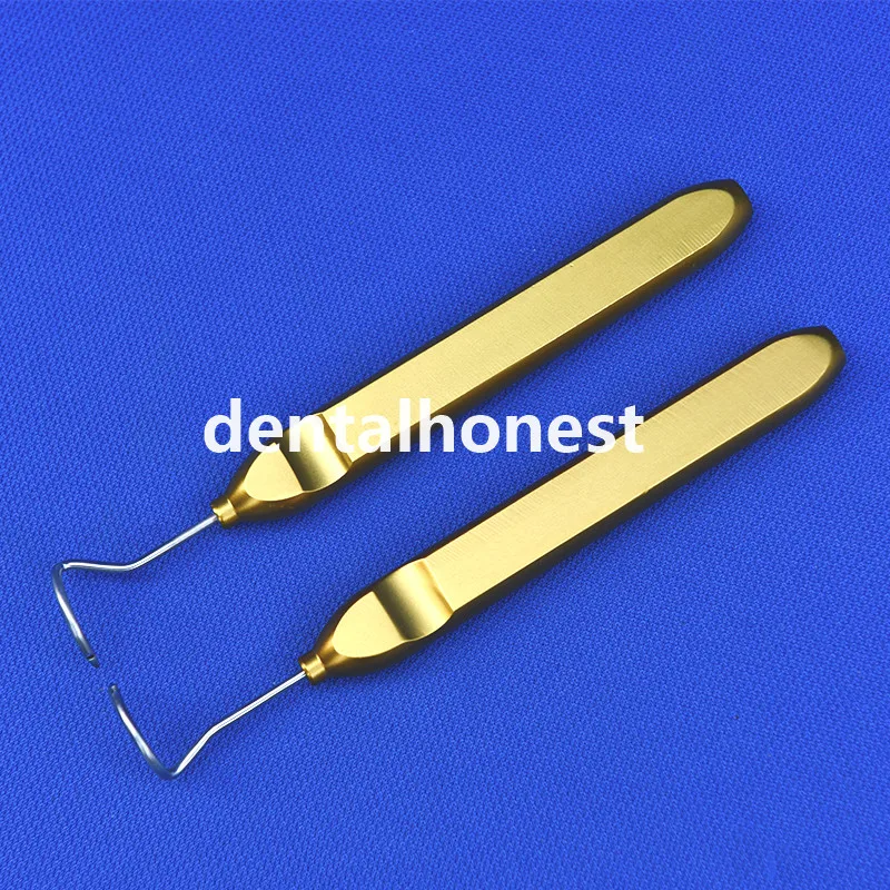 

Puncture guide hook Cosmetic and plastic surgery instruments and tools for skin lifting surgery stainless steel Aureate handle