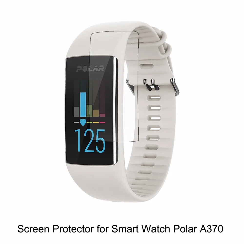 

3* Clear LCD TPU Film Anti-Scratch Screen Protector Cover for Smart Watch Computer Polar A370