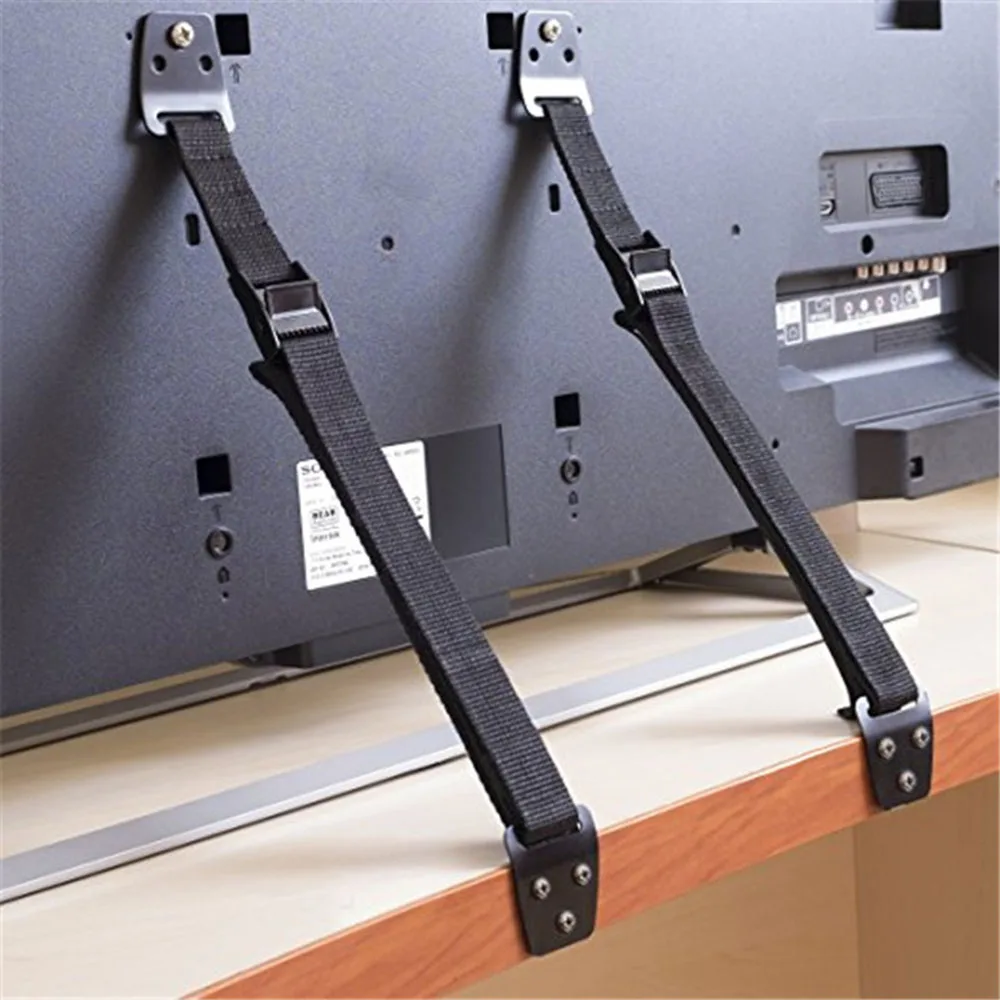 2019 Safe Straps Anti Tip Tv Wall Flat Screen Bind Rope Buckle Load 6b1501659667 2 Pack Baby Safety Anti Tip Straps For
